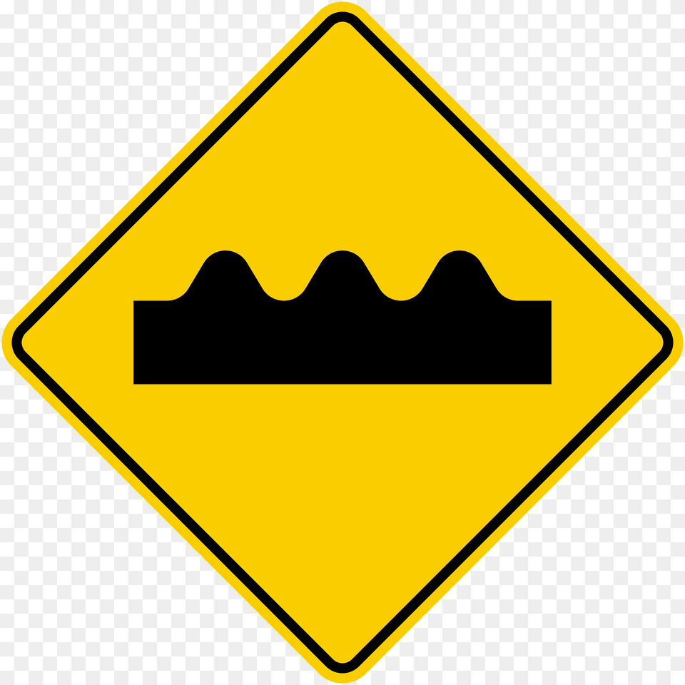 Uneven Surface Sign In Colombia Clipart, Symbol, Road Sign Free Png Download