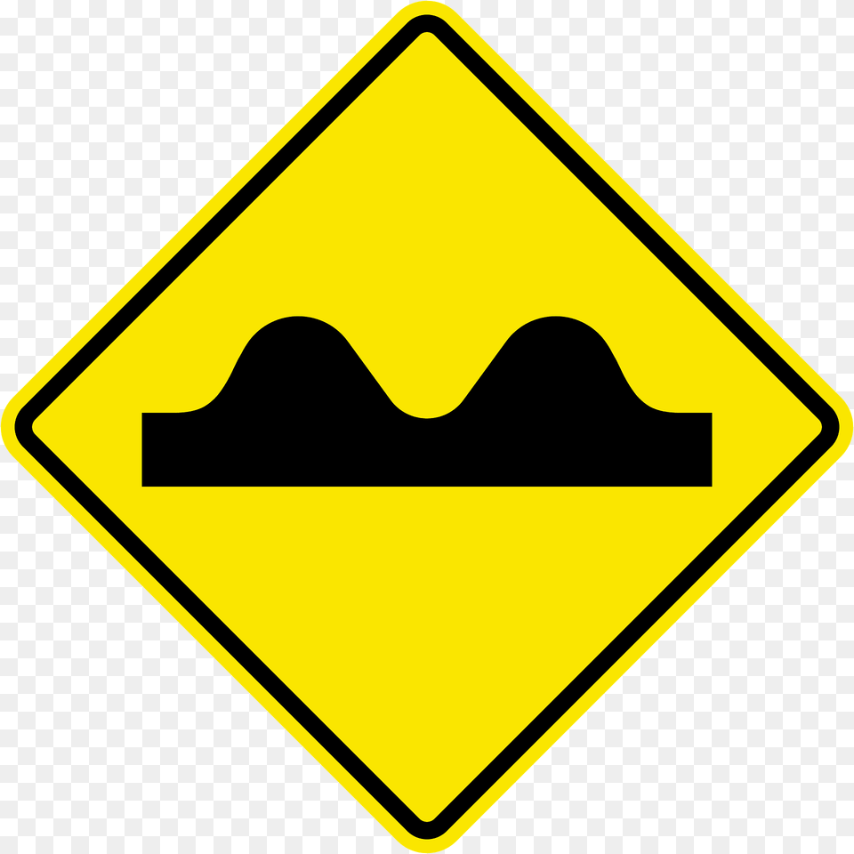 Uneven Surface Sign In Jamaica Clipart, Symbol, Road Sign Free Transparent Png