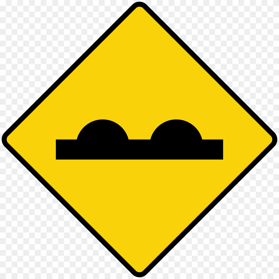 Uneven Surface Sign In Liberia Clipart, Symbol, Road Sign Free Png Download