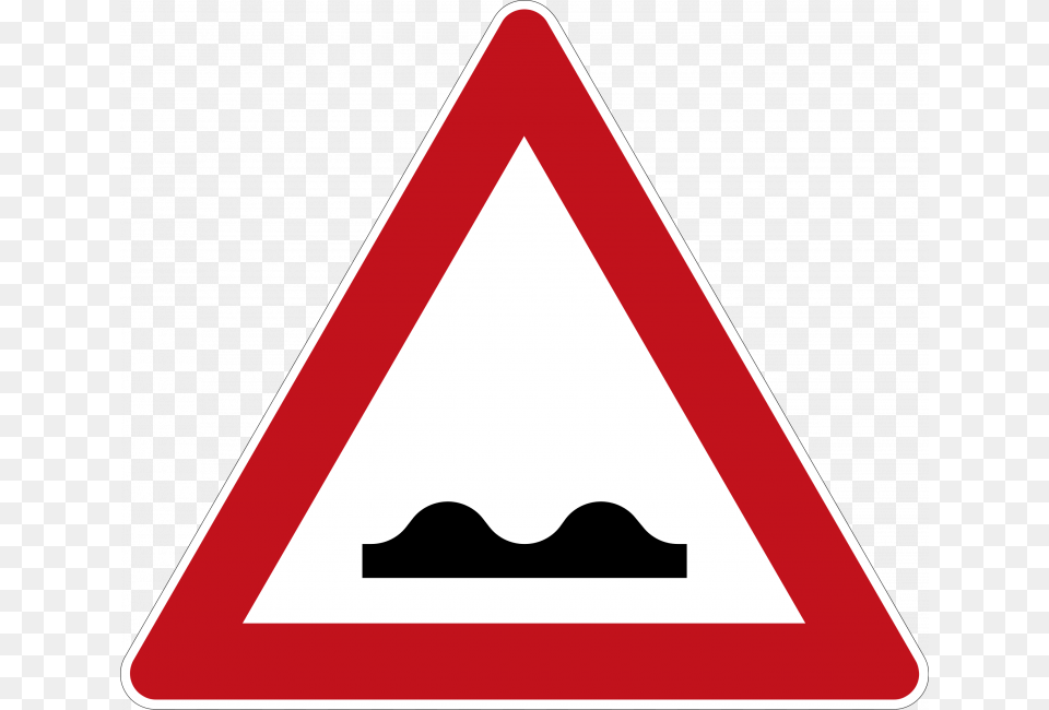 Uneven Surfaces Ahead Street Sign Triangle, Symbol, Road Sign Free Png