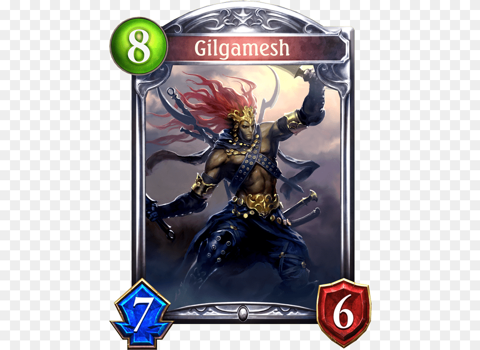 Unevolved Gilgamesh Evolved Gilgamesh Shadowverse Fate Stay Night Cards, Book, Comics, Publication, Adult Png Image