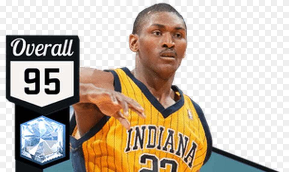 Unfair Players In Nba 2k17 Ron Artest Nba 2k, Clothing, People, Person, Shirt Png