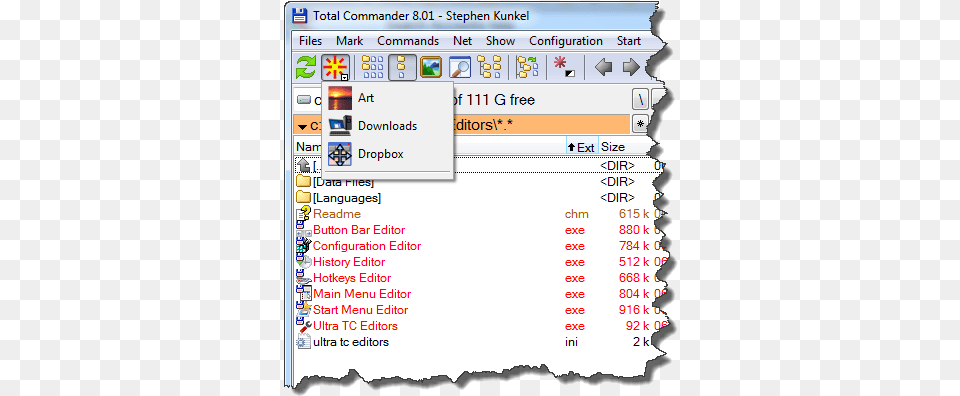 Unfortunate That Tc Doesn39t Utilize The Custom Total Commander Button Bar Folder Icons, File, Text, Person, Webpage Free Transparent Png