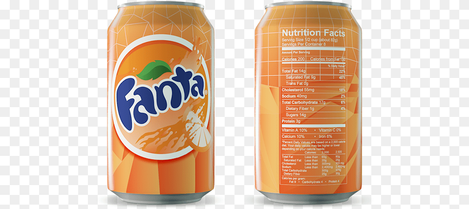 Unfridge X Fanta Fanta On The Back, Tin, Can Free Transparent Png