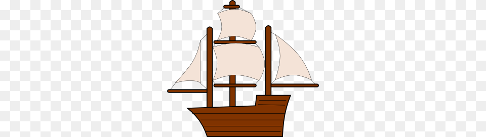 Unfurled Sailing Ship Clip Art, Boat, Sailboat, Transportation, Vehicle Free Transparent Png