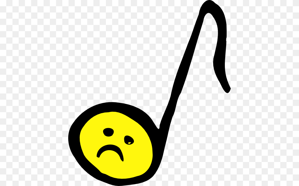 Unhappy Eighth Note Clip Art, Smoke Pipe, Face, Head, Person Free Png Download