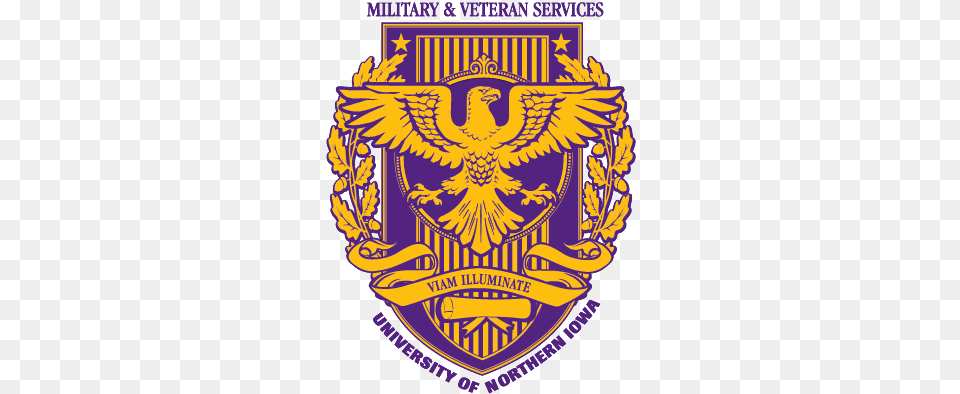 Uni Military And Veteran Student Services Logoclass Emblem, Badge, Logo, Symbol, Person Free Png