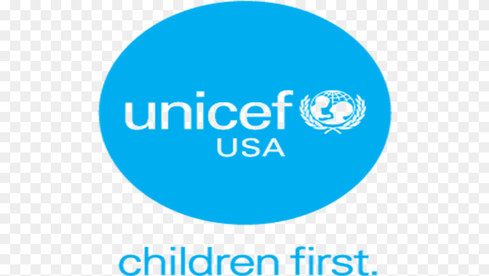 Unicef Usa Unicef Usa Logo Unicef Usa Children First, Disk, Turquoise, Text Png Image