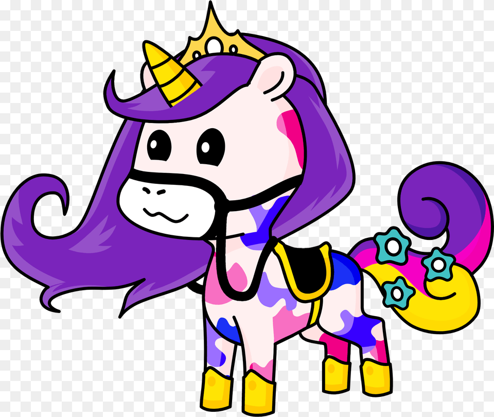 Unicorn, Purple, Baby, Person, Animal Free Png