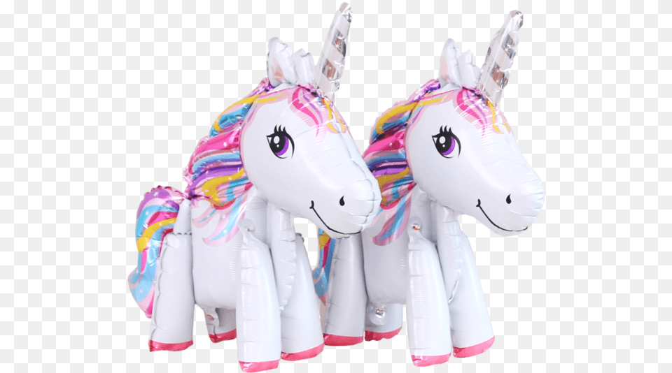 Unicorn 3d Balloon, Inflatable, Figurine Png Image