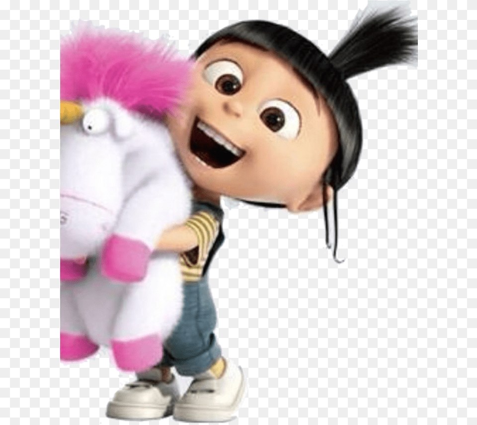 Unicorn Agnes Despicable Me, Doll, Toy, Face, Head Free Png