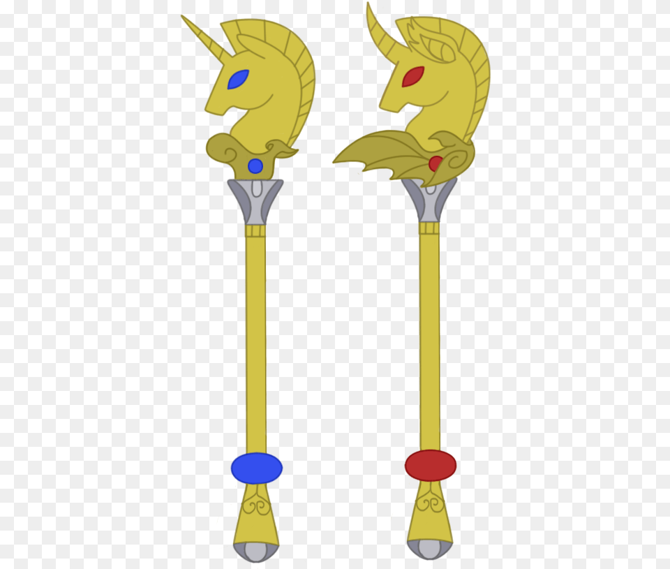 Unicorn And Batpony Scepter By Darckvampireneko On, Light, Person, Mace Club, Weapon Png