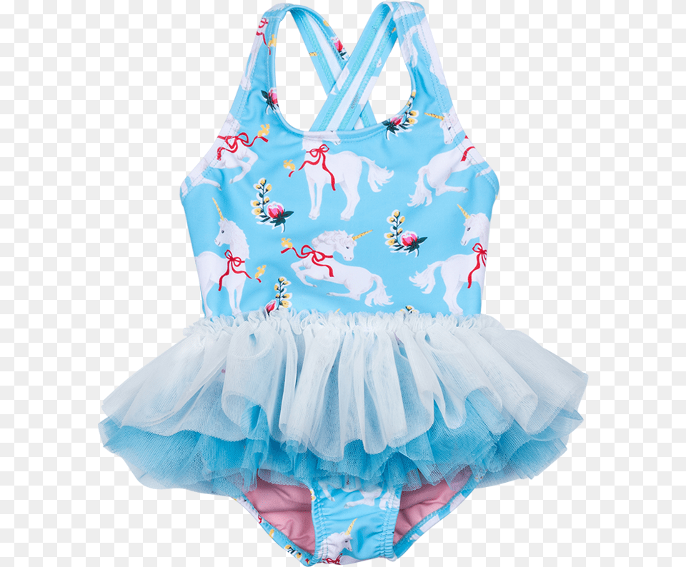 Unicorn Baby Swimsuit, Clothing, Dress, Child, Female Free Transparent Png