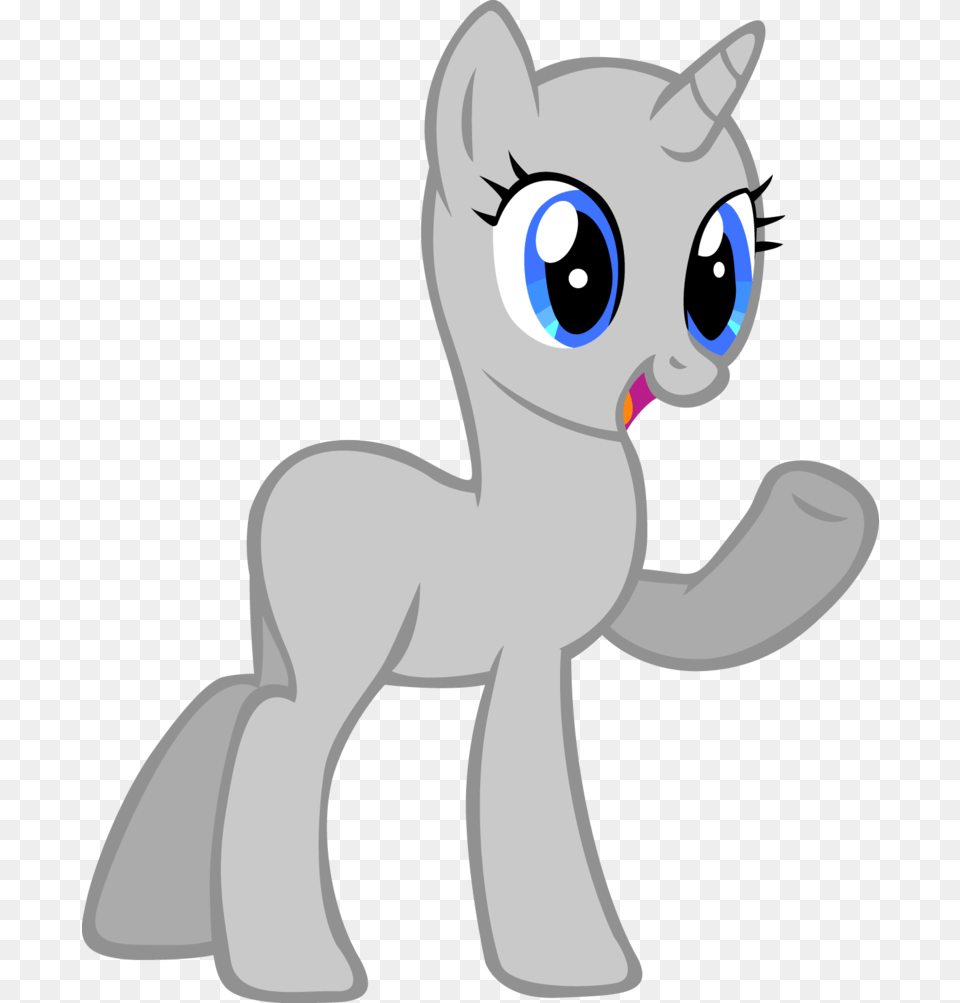 Unicorn Base Hoof Up By Colorblindbrony D6cmz9n My Little Pony Unicorn Body, Animal, Cat, Mammal, Pet Free Png