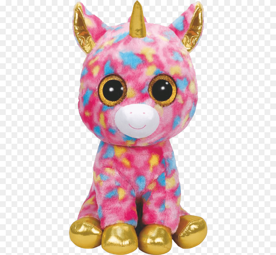 Unicorn Beanie Boo Large, Plush, Toy Png Image