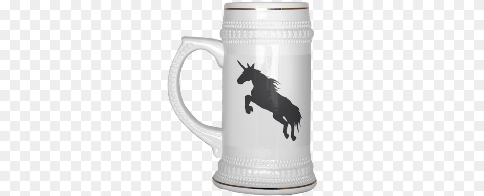 Unicorn Beer Mug Beer In Baden Wrttemberg, Cup, Stein, Animal, Horse Png