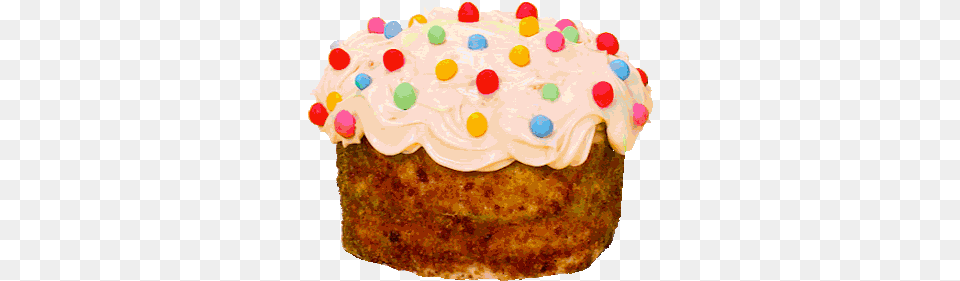Unicorn Cakes Happy Birthday Cake Gif Cupcake, Dessert, Birthday Cake, Cream, Food Free Png Download