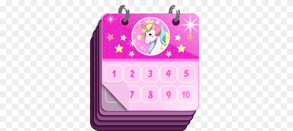 Unicorn Calendar Apk 1 Unicorn, Baby, Person, Text, Face Png