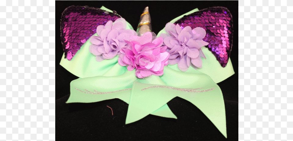 Unicorn Cheer Bow Unicorn, Clothing, Hat, Purple, Accessories Png