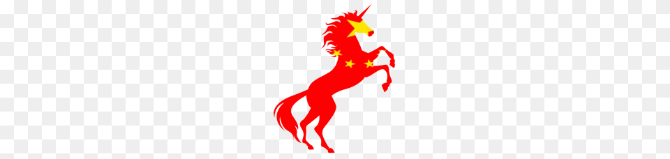 Unicorn China Flag T Shirt Magical Unicorn Chinese, Dragon, Person Free Png Download