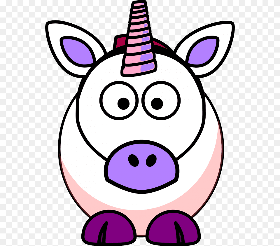 Unicorn Clipart Cartoon, Animal, Mammal, Pig, Ammunition Png