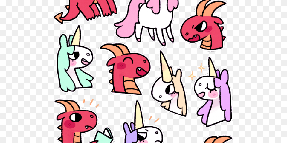 Unicorn Clipart Dragon, Sticker, Pattern, Art, Face Free Transparent Png