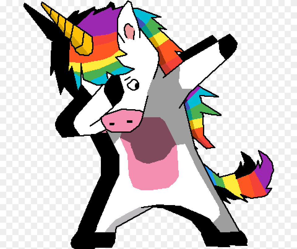 Unicorn Clipart Unicorn Dab Clipart, Art, Graphics, Baby, Person Png Image