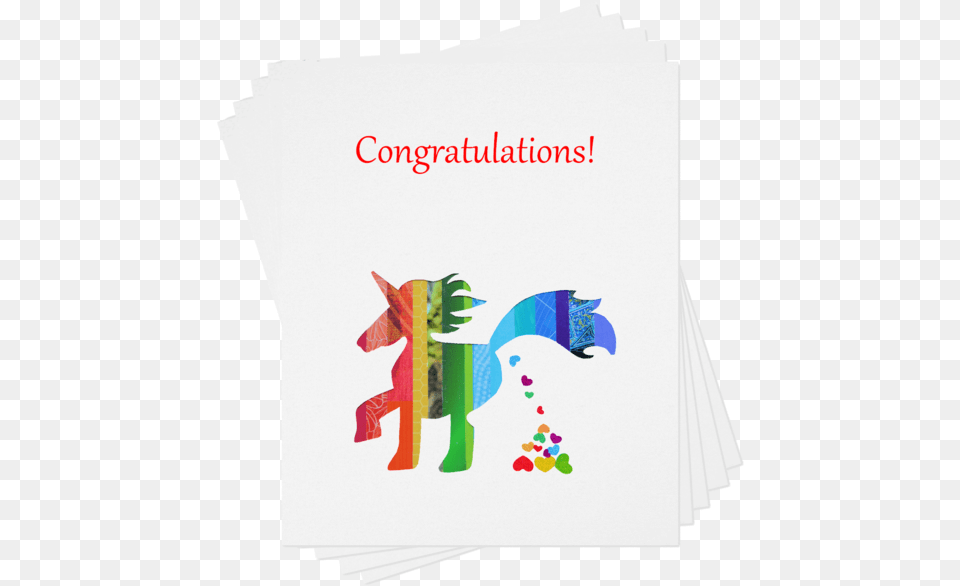 Unicorn Congratulations Multi Pack, Advertisement, Envelope, Greeting Card, Mail Free Png Download