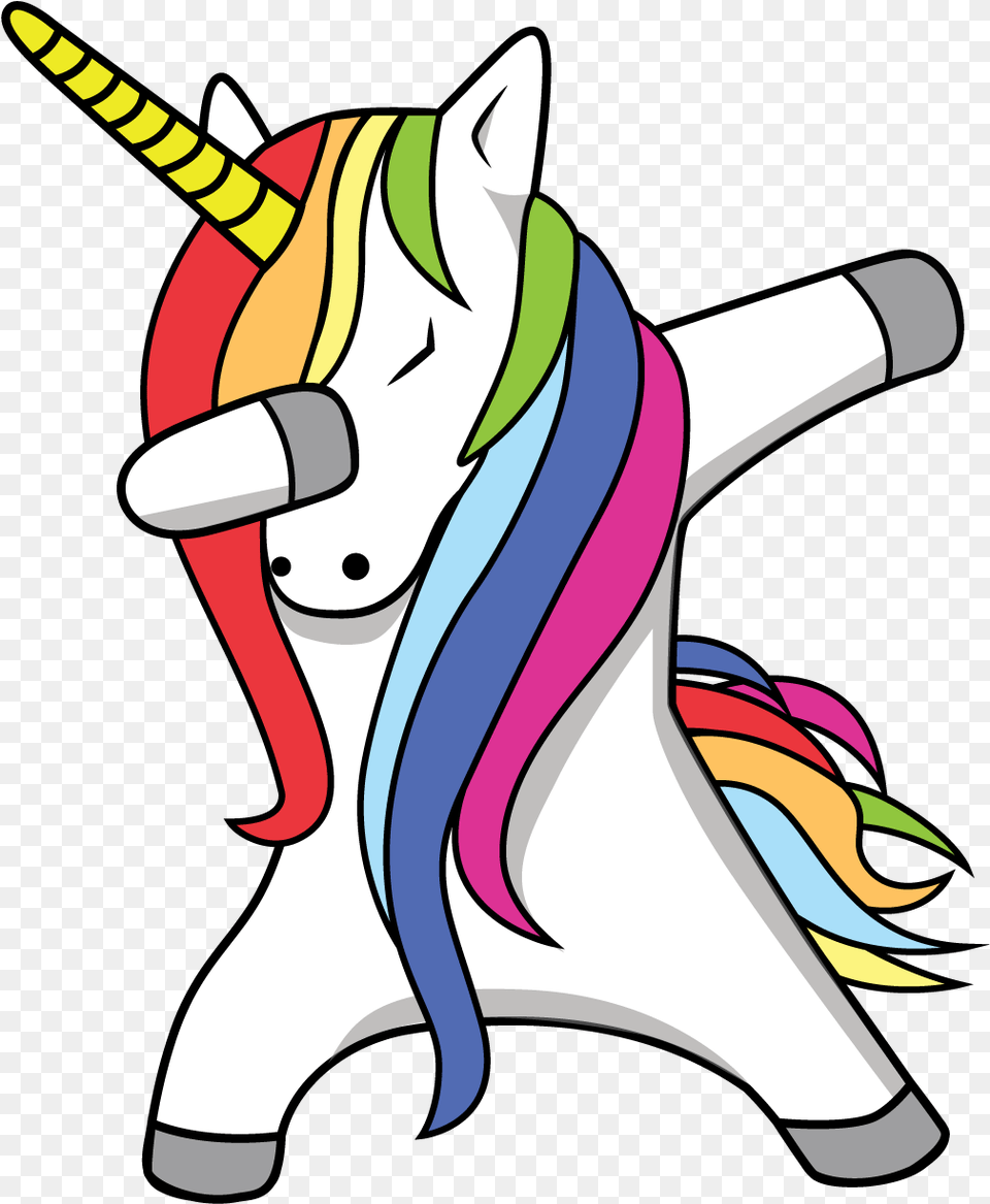 Unicorn Dab Background Unicorn, Book, Comics, Publication, Art Free Png Download