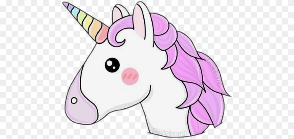 Unicorn Desktop Wallpaper Pastel Unicorn Emoji, Purple, Animal, Art, Mammal Free Transparent Png