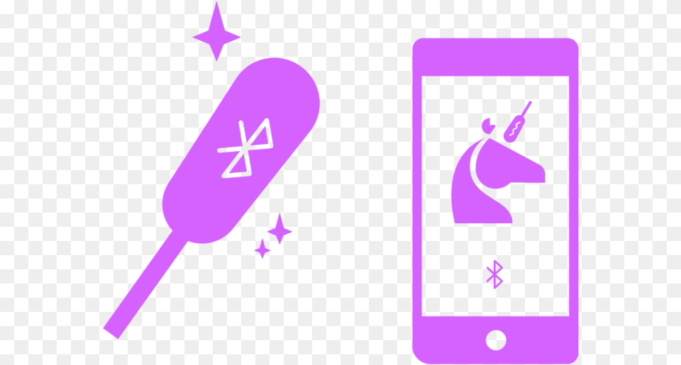 Unicorn Dog Graphic Design, Purple, Electronics, Phone, Symbol Free Png Download