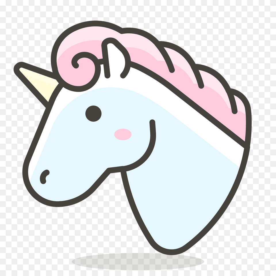 Unicorn Emoji Clipart, Animal, Mammal Png Image