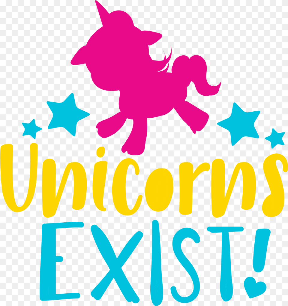 Unicorn Exist Cutting Files Svg Dxf Pdf Eps Included Computer File, Animal, Bear, Mammal, Wildlife Free Png