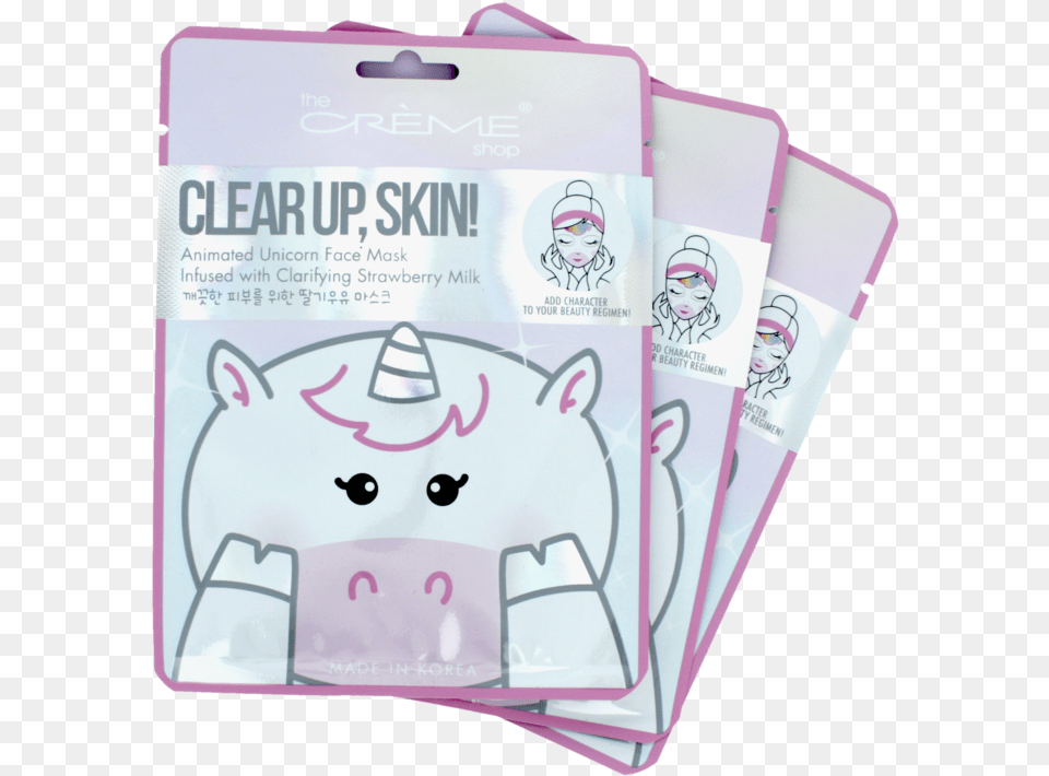 Unicorn Face Mask Creme Shop Face Masks, Person, Baby, Head Png