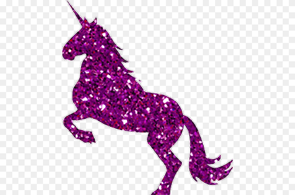 Unicorn Glitter Pink Glittery Glitterunicorn Design, Purple, Baby, Person, Animal Free Png Download