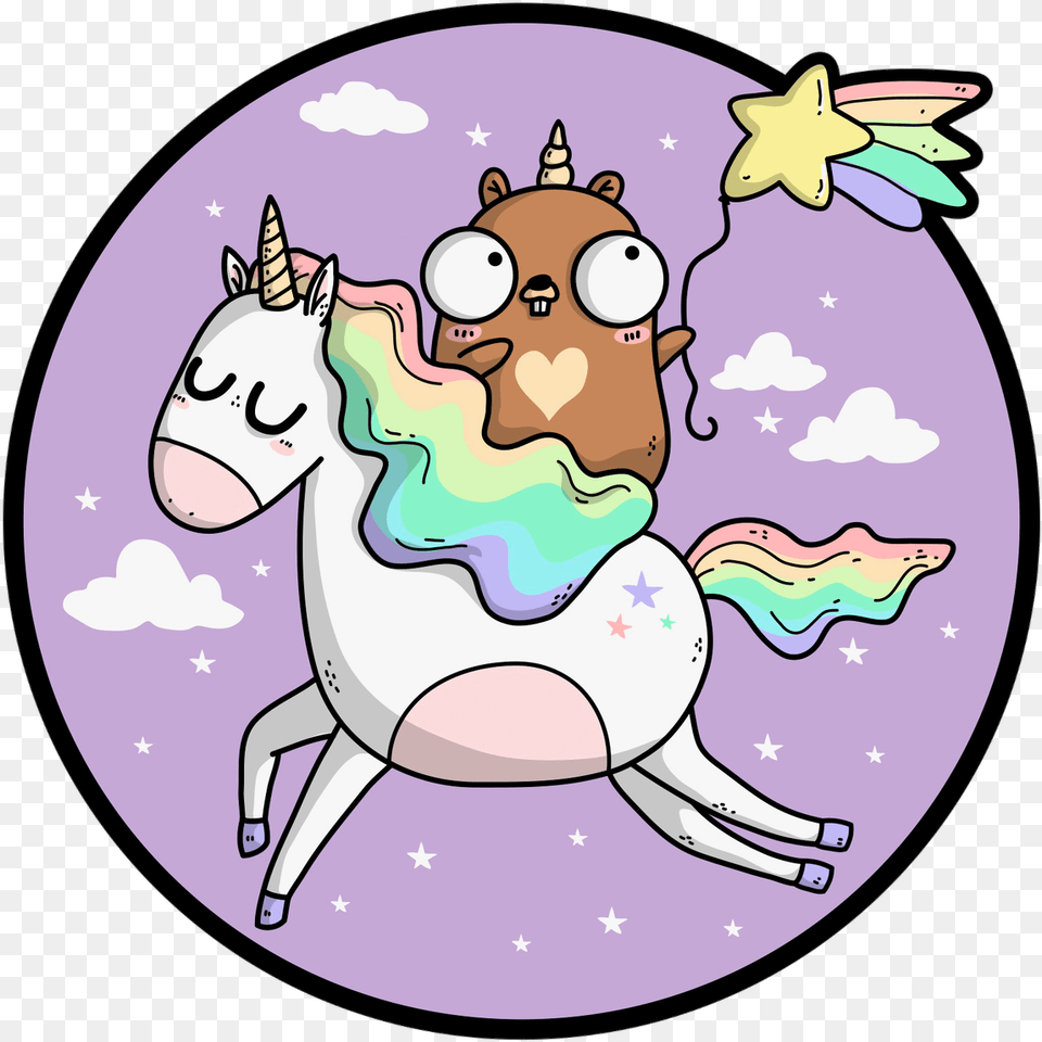 Unicorn Gopher, Baby, Person, Art Png