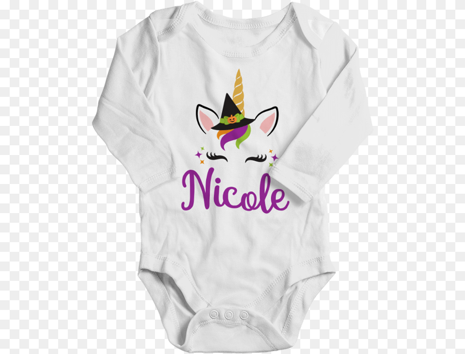 Unicorn Halloween Personalized Sleeve, Clothing, Long Sleeve, T-shirt, Knitwear Png