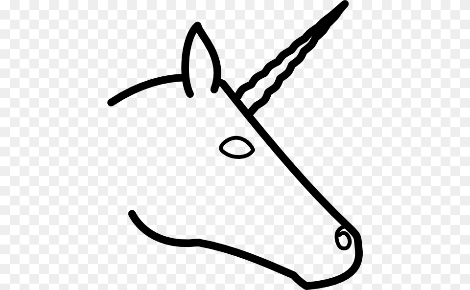 Unicorn Head Clip Art, Bow, Weapon, Animal, Mammal Free Transparent Png