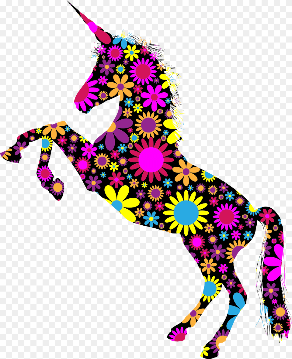 Unicorn Horn Desktop Wallpaper Clip Art Unicorn, Graphics, Purple, Pattern, Floral Design Png