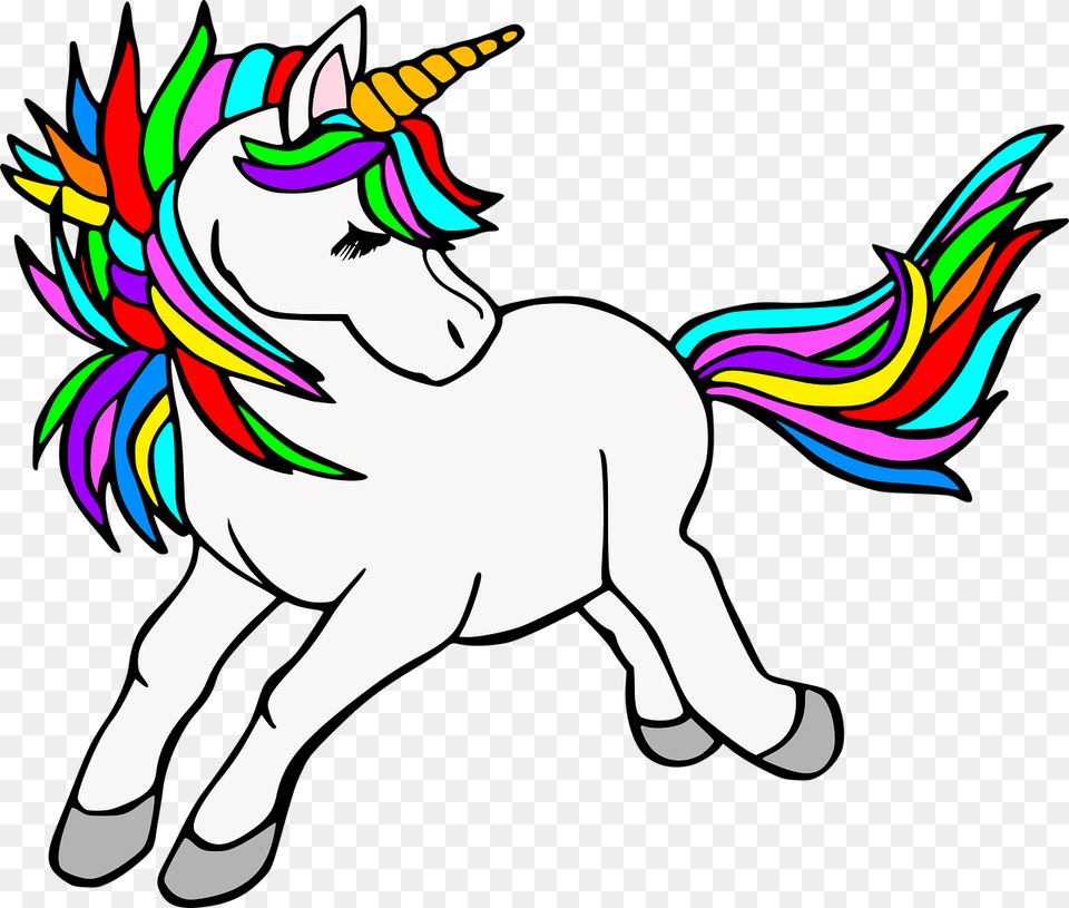 Unicorn Horse Icon Rainbow Unicorn Icon, Art, Graphics, Baby, Person Free Png Download