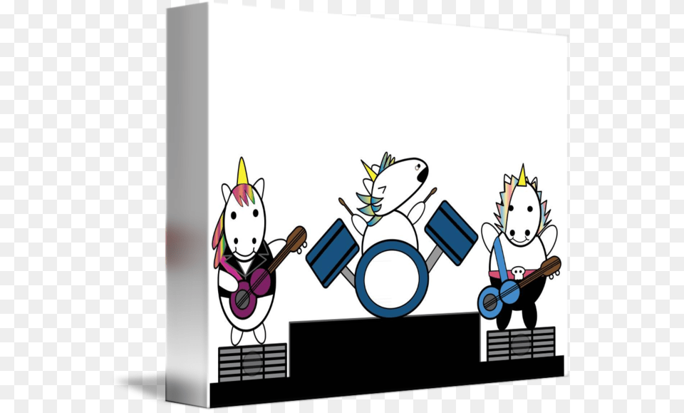 Unicorn Kawaii Punk Band, Book, Comics, Publication, Cartoon Png