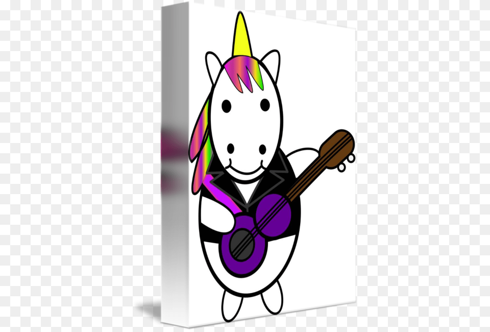 Unicorn Kawaii Punk Guitarist, Dynamite, Weapon, Cartoon Free Png