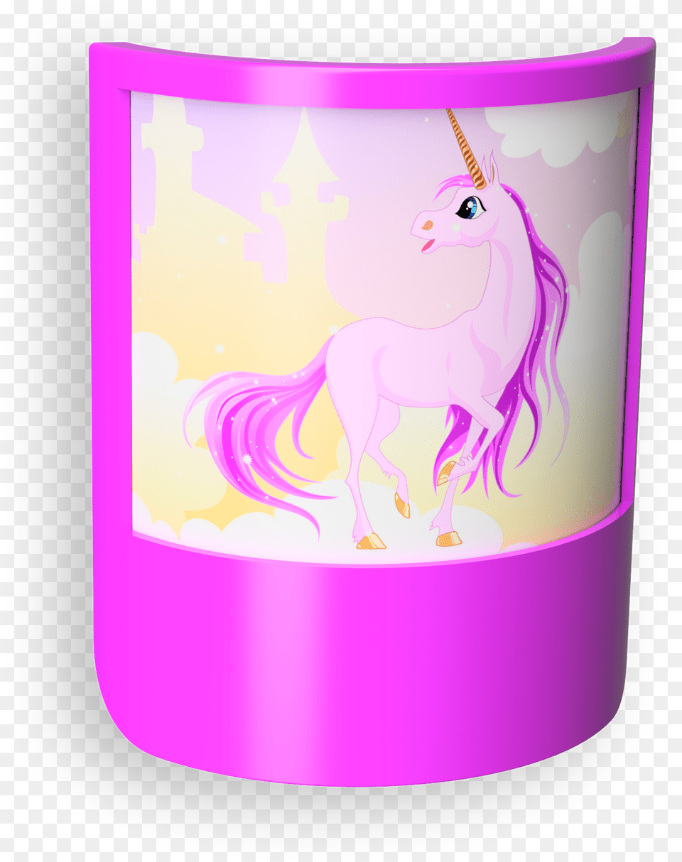 Unicorn Led Shade Night Light Pony, Face, Head, Person Free Png