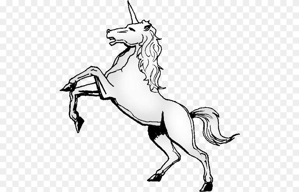 Unicorn On Hind Legs, Adult, Person, Woman, Female Free Transparent Png