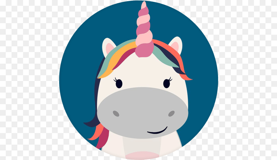 Unicorn Pop Grip Rainbow Unicorn Pop Socket, Clothing, Hat, Plush, Toy Free Png