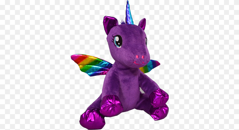 Unicorn Purple, Plush, Toy, Teddy Bear Png