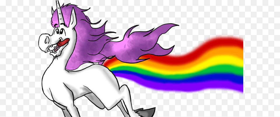 Unicorn Rainbow Coming Out, Adult, Female, Person, Woman Free Png Download