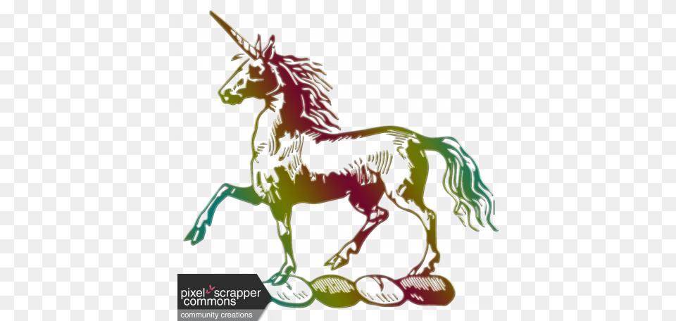 Unicorn Rainbows Graphic, Animal, Mammal, Colt Horse, Horse Free Transparent Png