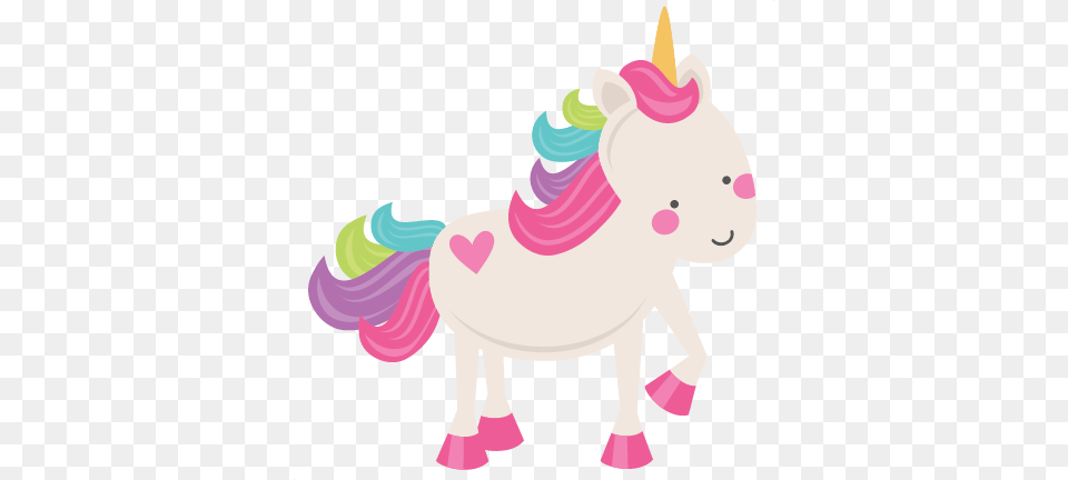 Unicorn Scrapbook Cute Clipart For Silhouette, Food, Birthday Cake, Cake, Cream Free Png Download