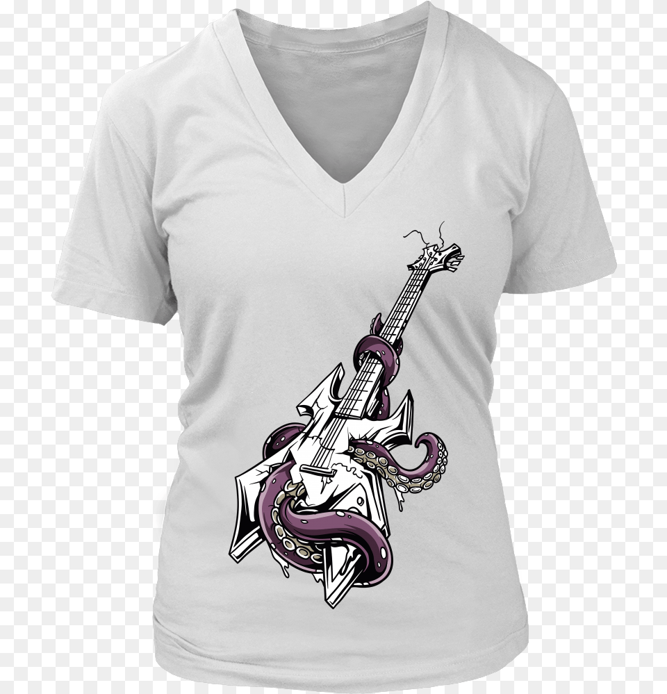 Unicorn Shirts For Moms, Clothing, T-shirt, Guitar, Musical Instrument Free Png Download